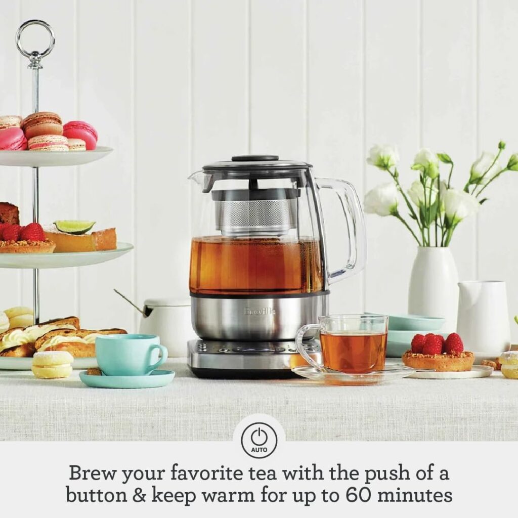 Breville Tea Maker, Brushed Stainless Steel, BTM800XL,Silver