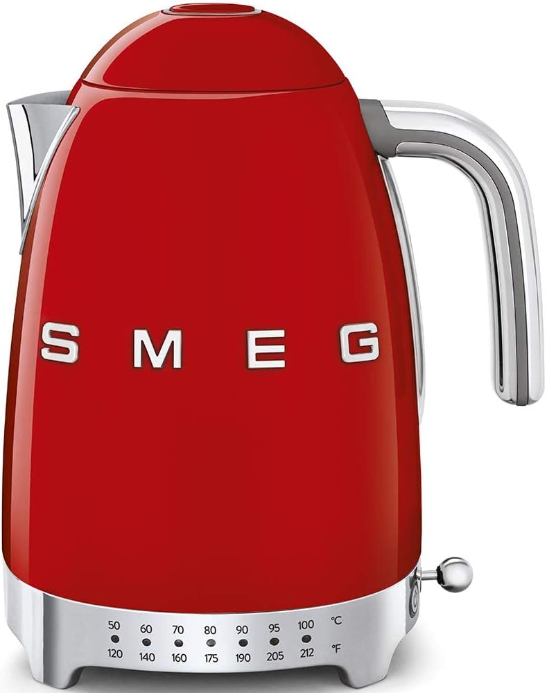 SMEG Pastel Green Stainless Steel 50s Retro Variable Temperature Kettle